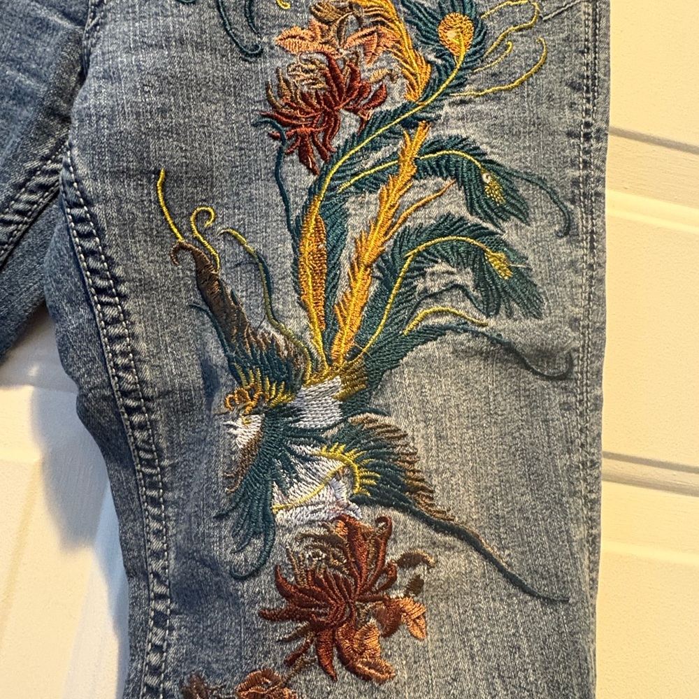 Gorgeous Embroidered Women's Jeans - Picture 4 of 16